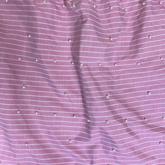 Romeo & Juliet Pink Pearl Off Shoulder Top - Picture 3 of 4